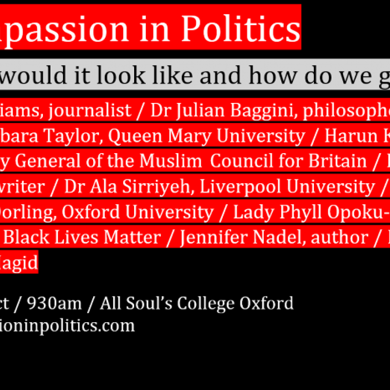 compassion in politics what would it look like and how do we get it