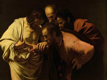 caravaggio incredulity