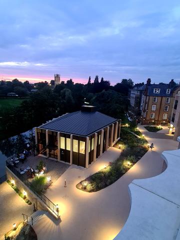 pavilion dusk