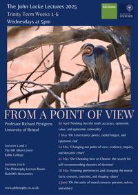 John Locke Lectures 2025 Trinity Term