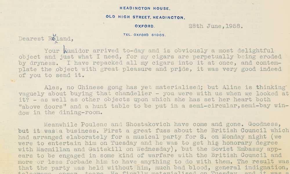 Berlin's Letter