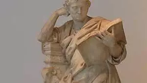 Statue at the Ashmolean Museum
